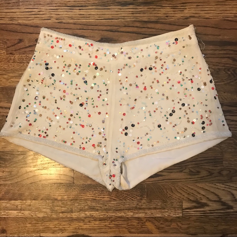 Glitter/sequins hot shorts